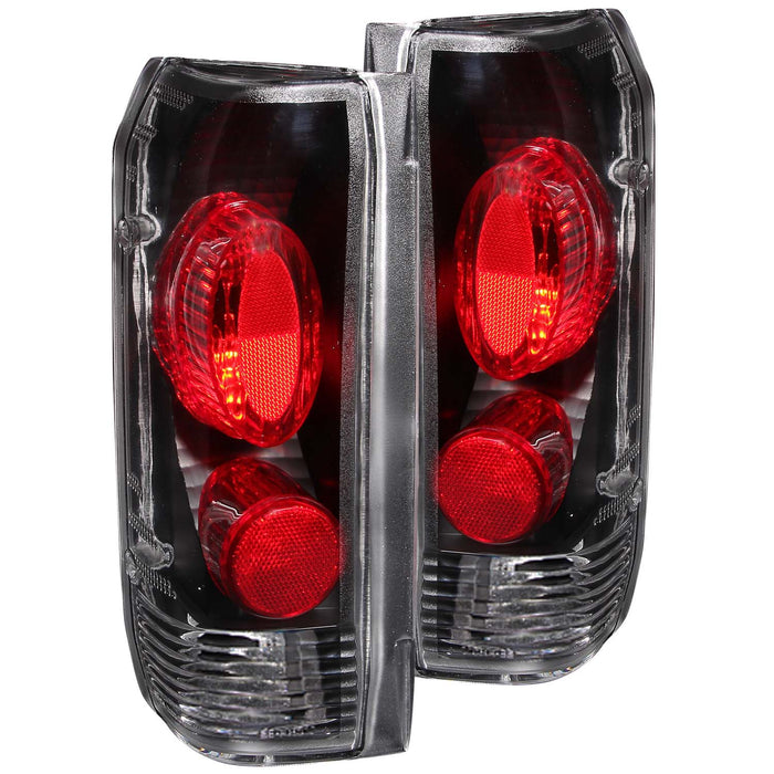 Anzo USA 211062 Tail Light Assembly; Clear Lens; Black Housing; Pair; - Truck Part Superstore