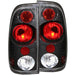 Anzo USA 211064 Tail Light Assembly; Clear/Red Lens; Carbon Housing; Pair; - Truck Part Superstore