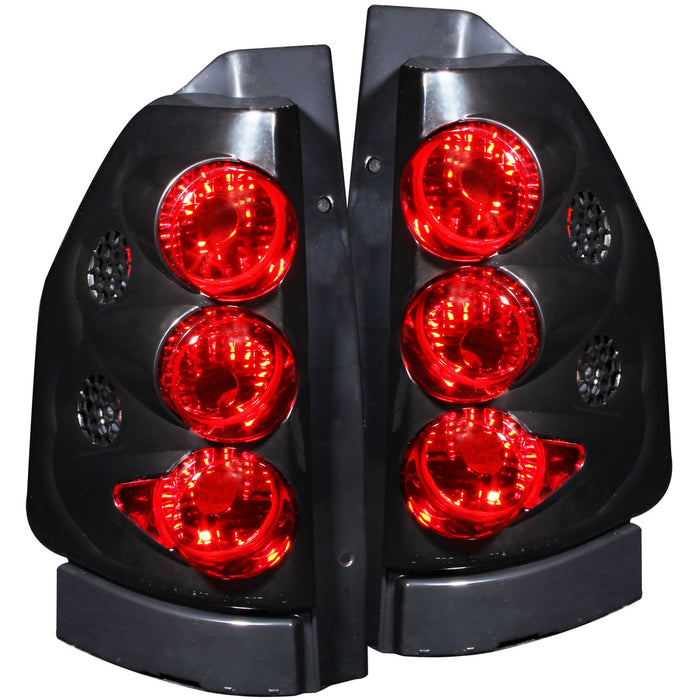 Anzo USA 211093 Tail Light Assembly; Clear Lens; Black Housing; Pair; - Truck Part Superstore