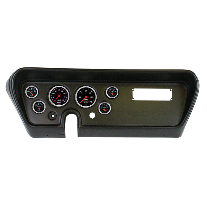 AutoMeter 2111-06 DIRECT FIT DASH KIT; (3 3/8in. X2; 2 1/16in. X4); PONTIAC GTO 66; DESIGNER BLACK - Truck Part Superstore
