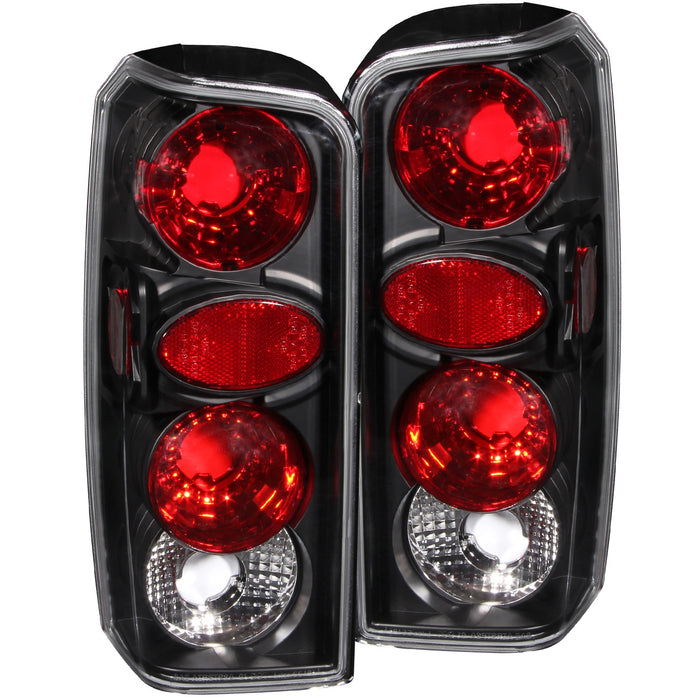 Anzo USA 211103 Tail Light Assembly; Clear Lens; Black Housing; Pair; - Truck Part Superstore