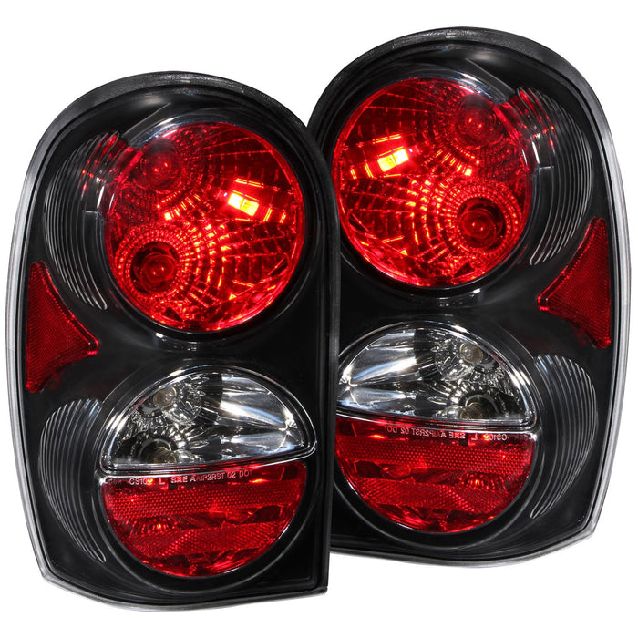 Anzo USA 211108 Tail Light Assembly; Clear Lens; Black Housing; Pair; - Truck Part Superstore