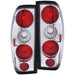 Anzo USA 211114 Tail Light Assembly; Clear Lens; Chrome Housing; Pair; - Truck Part Superstore