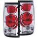 Anzo USA 211130 Tail Light Assembly; Clear Lens; Chrome Housing; Pair; - Truck Part Superstore