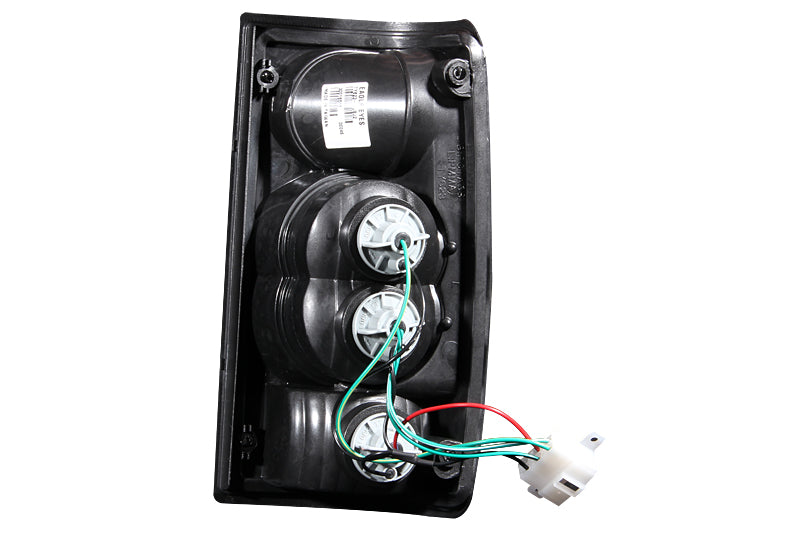 Anzo USA 211132 Tail Light Assembly; Clear Lens; Black Housing; Pair; - Truck Part Superstore