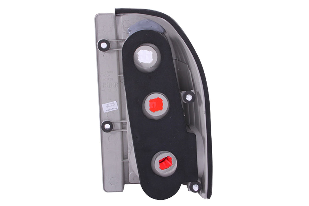 Anzo USA 211135 Tail Light Assembly; Clear Lens; Chrome Housing; Pair; - Truck Part Superstore