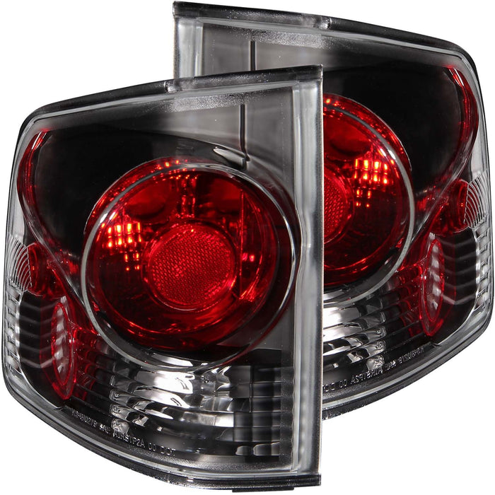 Anzo USA 211165 Tail Light Assembly; Dark Smoke Lens; 3D Style; Pair; - Truck Part Superstore