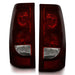 Anzo USA 211184 Tail Light Assembly; Dark Red/Clear Lens; OE Style; Pair; - Truck Part Superstore