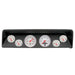 AutoMeter 2112-03 DIRECT FIT DASH KIT; (3 3/8in. X2; 2 1/16in. X4); CHEVROLET NOVA 66-67; ARCTIC W - Truck Part Superstore