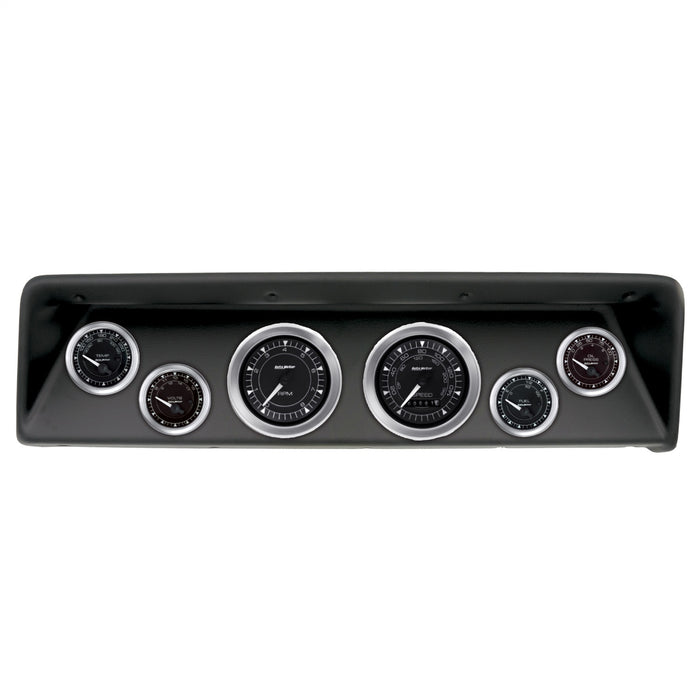AutoMeter 2112-04 DIRECT FIT DASH KIT; (3 3/8in. X2; 2 1/16in. X4); CHEVROLET NOVA 66-67; CHRONO - Truck Part Superstore