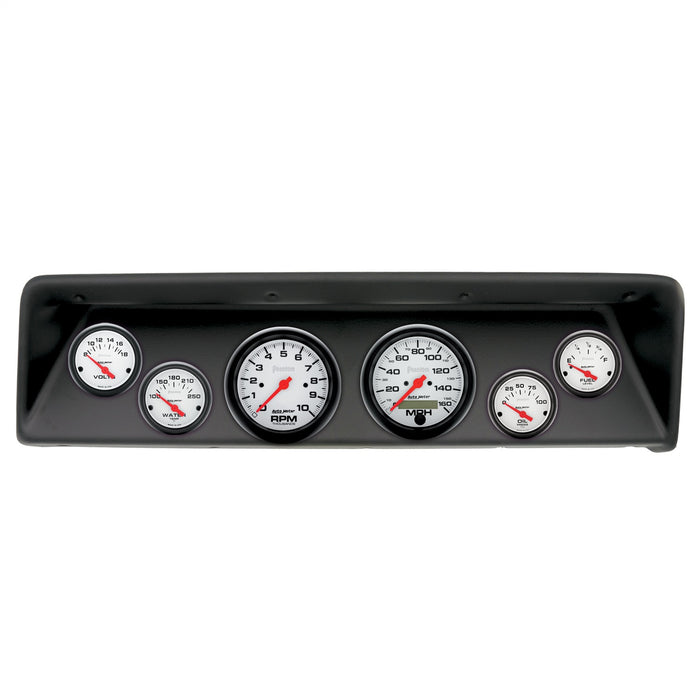 AutoMeter 2112-09 DIRECT FIT DASH KIT; (3 3/8in. X2; 2 1/16in. X4); CHEVROLET NOVA 66-67; PHANTOM - Truck Part Superstore