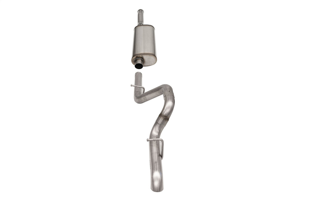 Corsa Performance 21123 2.75in. Cat-Back Single Rear Exit with Turn Down Tip - Truck Part Superstore