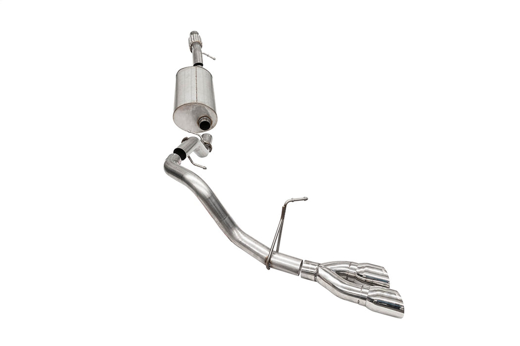 Corsa Performance 21125 3.0in. Single Side Exit Cat-Back Exhaust System with Twin 4.0in. Tips - Truck Part Superstore