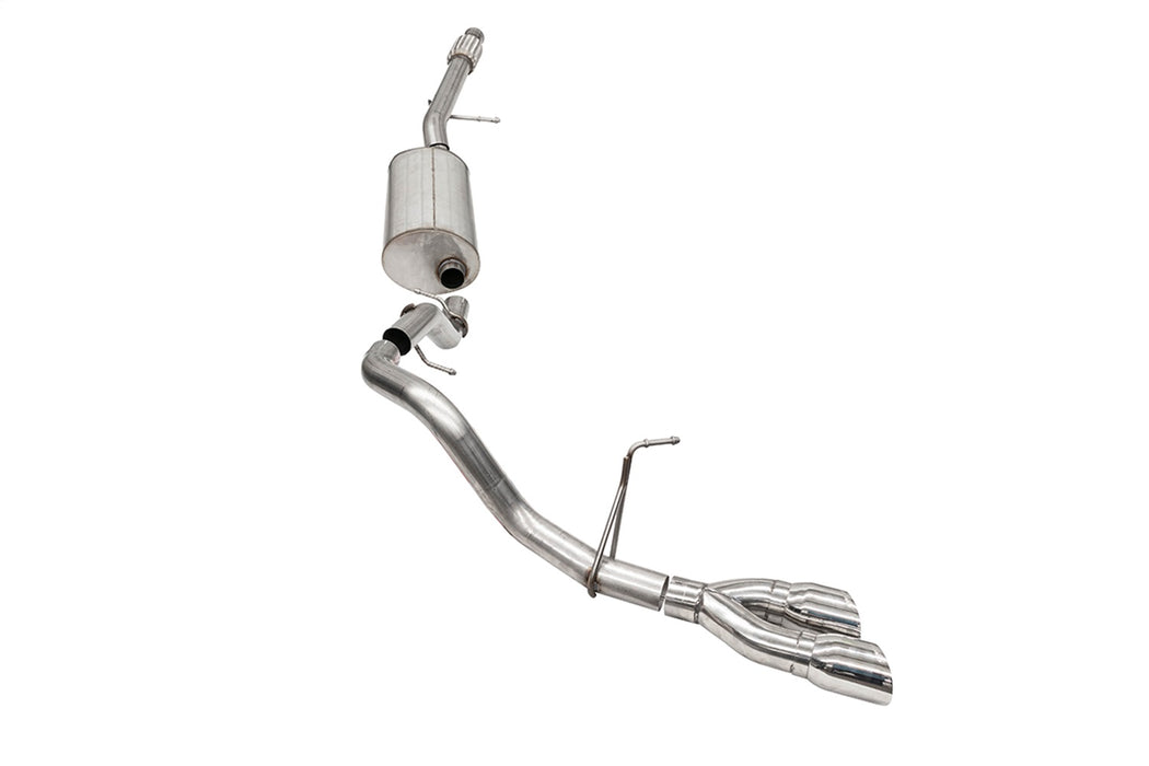 Corsa Performance 21126 3.0in. Single Side Exit Cat-Back Exhaust System with Twin 4.0in. Tips - Truck Part Superstore
