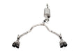 Corsa Performance 21127BLK 3.0in. to 2.75in. Dual Rear Exit Cat-Back Exhaust System with Twin 4.0in. Tips - Truck Part Superstore