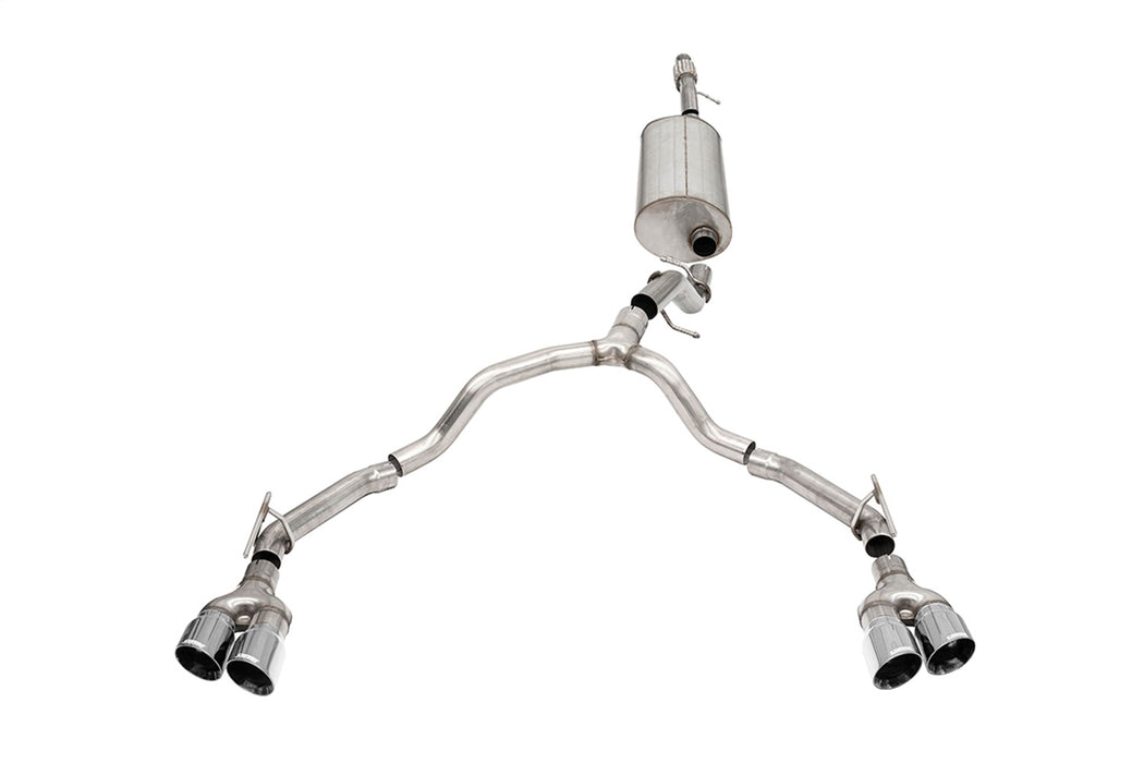 Corsa Performance 21127 3.0in. to 2.75in. Dual Rear Exit Cat-Back Exhaust System with Twin 4.0in. Tips - Truck Part Superstore