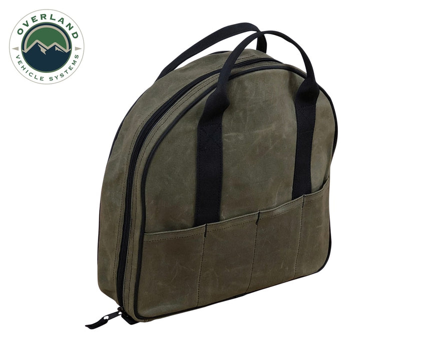 Overland Vehicle Systems 21129941 Jumper Cable Bag 16 Lb Waxed Canvas Overland Vehicle Systems - Truck Part Superstore