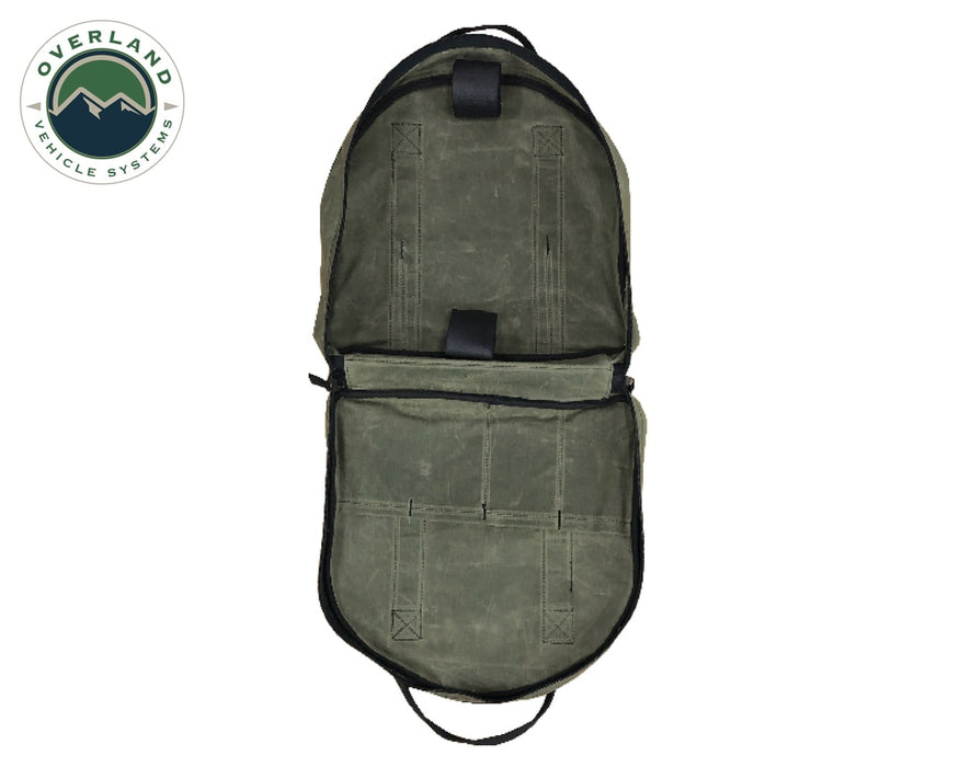 Overland Vehicle Systems 21129941 Jumper Cable Bag 16 Lb Waxed Canvas Overland Vehicle Systems - Truck Part Superstore