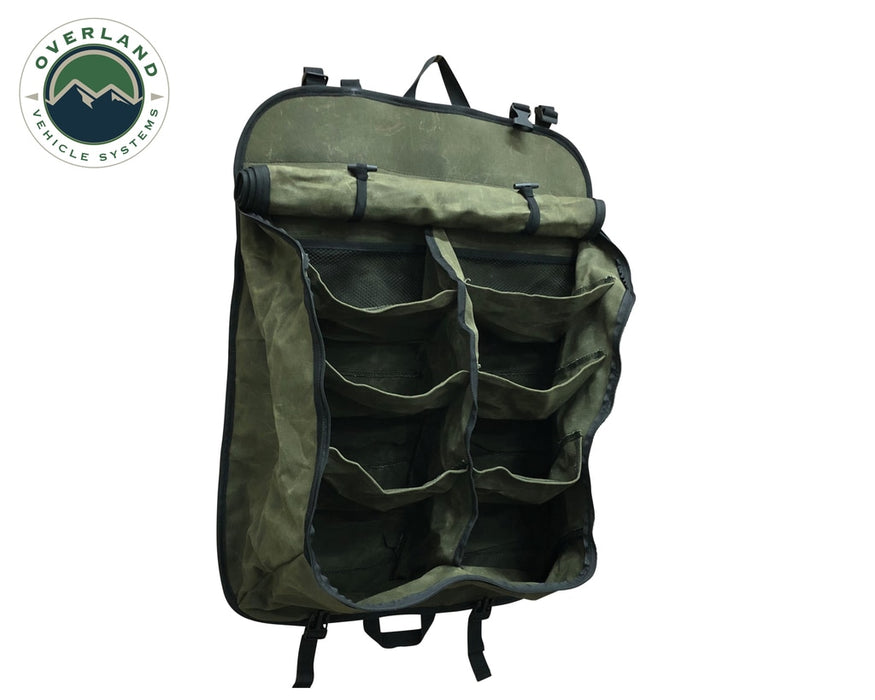 Overland Vehicle Systems 21139941 Camping Storage Bag 9 Storage Bins 16 Lb Waxed Canvas Overland Vehicle Systems - Truck Part Superstore