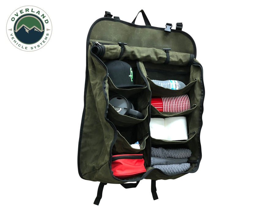 Overland Vehicle Systems 21139941 Camping Storage Bag 9 Storage Bins 16 Lb Waxed Canvas Overland Vehicle Systems - Truck Part Superstore