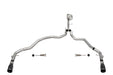 Corsa Performance 21143BLK 3.0in. Dual Rear Exit Catback Exhaust System with Flat Cut 4.0in. Dual Wall Tips - Truck Part Superstore