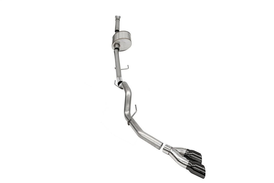 Corsa Performance 21148BLK 3.0in. Single Side Exit Catback Exhaust System with Twin 4.0in. Pro Series® Tips - Truck Part Superstore