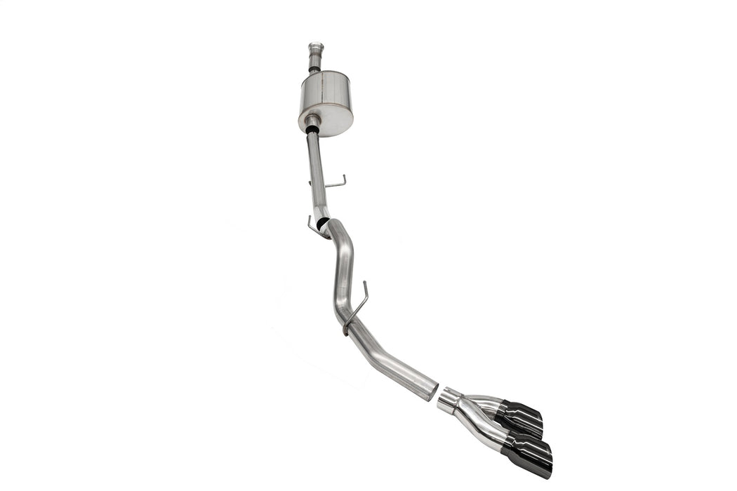 Corsa Performance 21157BLK 3.0in. Single Side Exit Catback Exhaust System with Twin 4.0in. Pro Series® Tips - Truck Part Superstore
