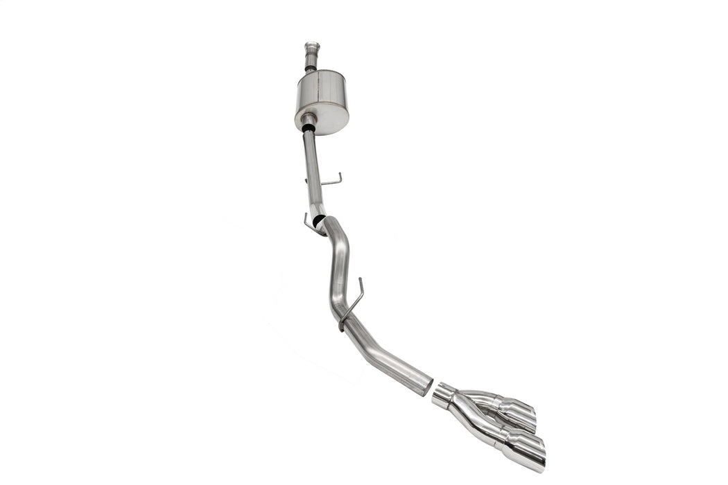 Corsa Performance 21157 3.0in. Single Side Exit Catback Exhaust System with Twin 4.0in. Pro Series® Tips - Truck Part Superstore