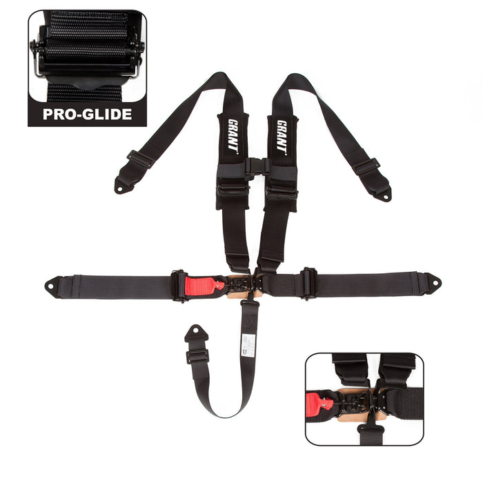 Grant 2115 Off-Road Harness; 3 x 3 Latch And Link w/Pads; 5 Point; - Truck Part Superstore