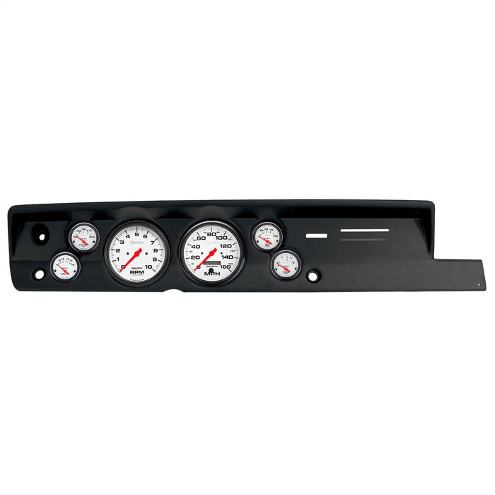 AutoMeter 2118-09 DIRECT FIT DASH KIT; (5in. X2; 2 1/16in. X4); PLYM CUDA HEAT 67-69; PHANTOM - Truck Part Superstore