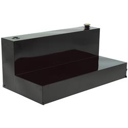 TrailFX 211802S 80 Gal Cap L-Shaped 48x31x25 Black Steel W/Lockable Cap - Truck Part Superstore