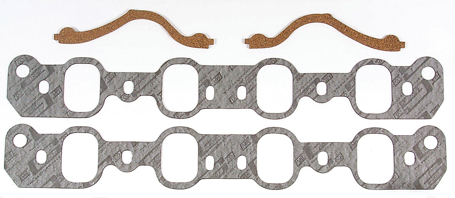 Mr Gasket 211 Intake Gasket; Rectangle Port Shape; Port Dimensions W-1.62 in. x H-2.28 in.; - Truck Part Superstore
