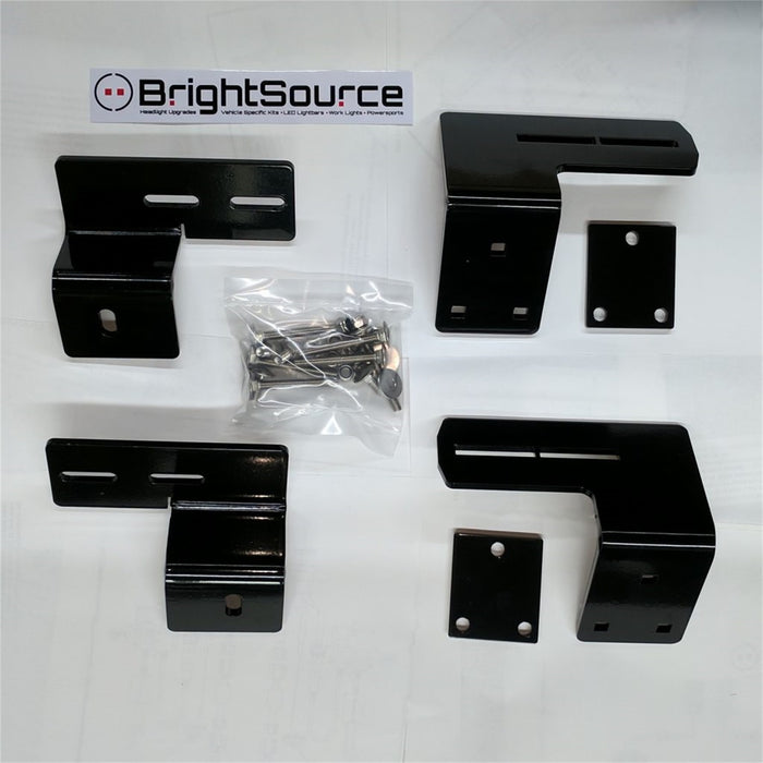 BrightSource 212007 LED Light Bar Bracket; Mounts 10 in. Or 20 in. LED Bar; - Truck Part Superstore