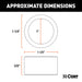CURT 21201 Trailer Ball Reducer Bushing (From 1-1/4in. to 1in. Stem; Packaged) - Truck Part Superstore