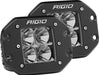 Rigid Industries 212113 Flood Flush Mount Black Pair D-Series Pro RIGID Industries - Truck Part Superstore