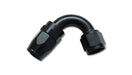 Vibrant Performance 21212 120 Degree Hose End Fitting; Hose Size: -12AN; 6061 Aluminum; Anodized Black; - Truck Part Superstore