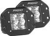 Rigid Industries 212213 Spot Flush Mount Black Pair D-Series Pro RIGID Industries - Truck Part Superstore