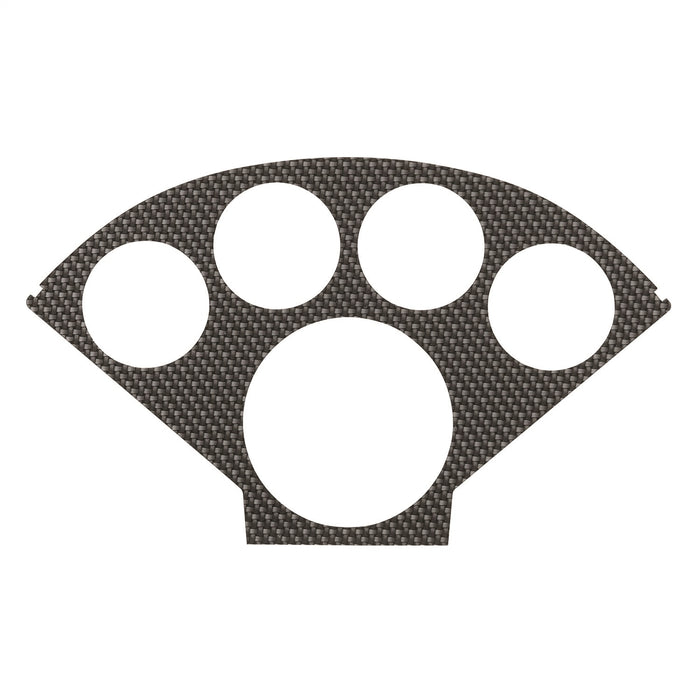 AutoMeter 2122 FACEPLATE FOR #2207; OPTIONAL; SILVER CARBON LOOK - Truck Part Superstore
