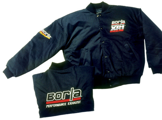 Borla 21236 Men's Black Nylon Jacket - Large. - Truck Part Superstore