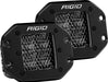 Rigid Industries 212513BLK Spot Diffused Midnight Flush Mount Pair D-Series Pro RIGID Industries - Truck Part Superstore