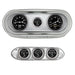 AutoMeter 2127-07 DIRECT FIT DASH KIT; NOVA 62-65; TACH/MPH/FUEL/OILP/WTMP/VOLT; OLD TYME BLACK - Truck Part Superstore