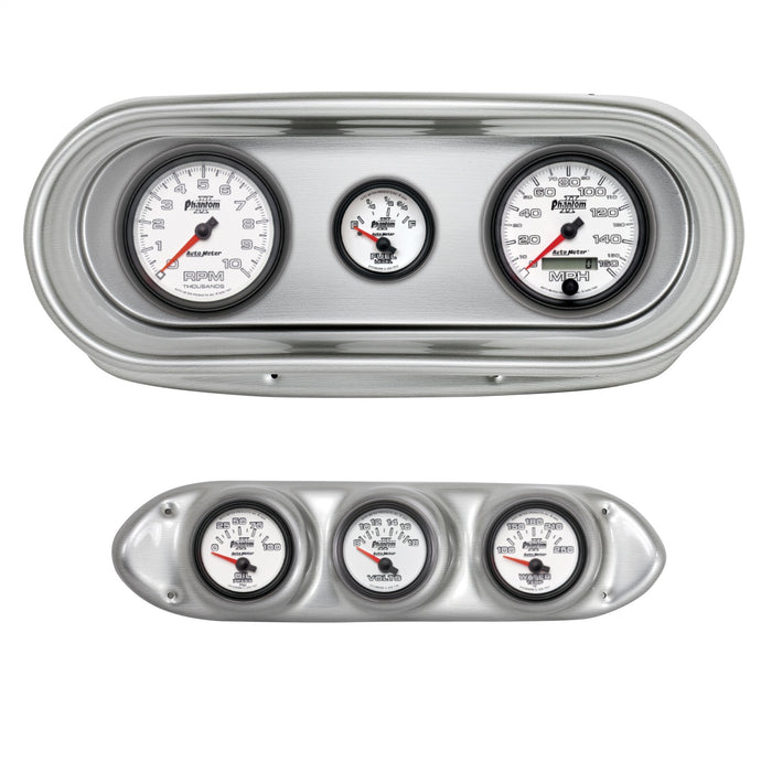 AutoMeter 2127-10 DIRECT FIT DASH KIT; NOVA 62-65; TACH/MPH/FUEL/OILP/WTMP/VOLT; PHANTOM II - Truck Part Superstore