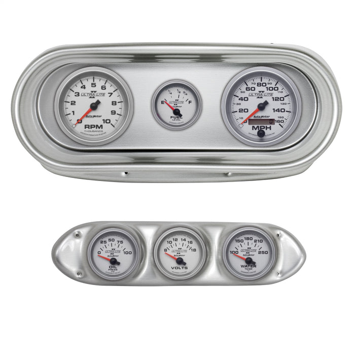 AutoMeter 2127-14 DIRECT FIT DASH KIT; NOVA 62-65; TACH/MPH/FUEL/OILP/WTMP/VOLT; ULTRA-LITE II - Truck Part Superstore
