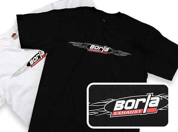 Borla 21293 Men's Wireframe Black Crew Neck T-Shirt - XL. - Truck Part Superstore