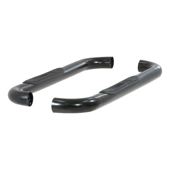 ARIES 213014 3in. Round Black Stainless Side Bars; Select Ford F-250; F-350 Super Duty - Truck Part Superstore