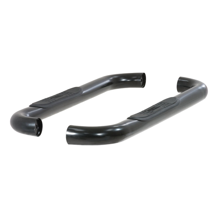 ARIES 213014 3in. Round Black Stainless Side Bars; Select Ford F-250; F-350 Super Duty - Truck Part Superstore