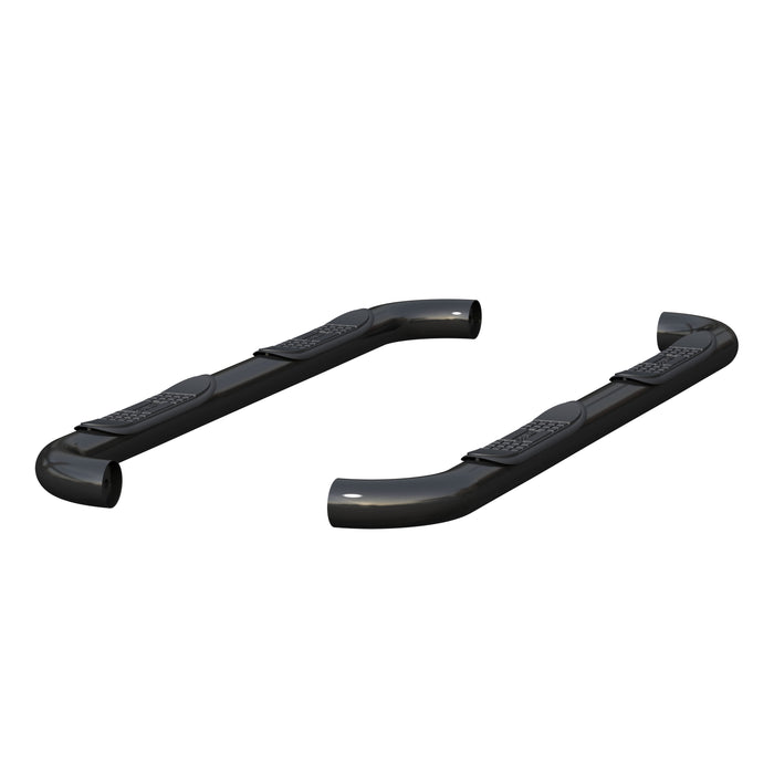 ARIES 213025 3in. Round Black Stainless Side Bars; Select Ford F-250; F-350 Super Duty - Truck Part Superstore