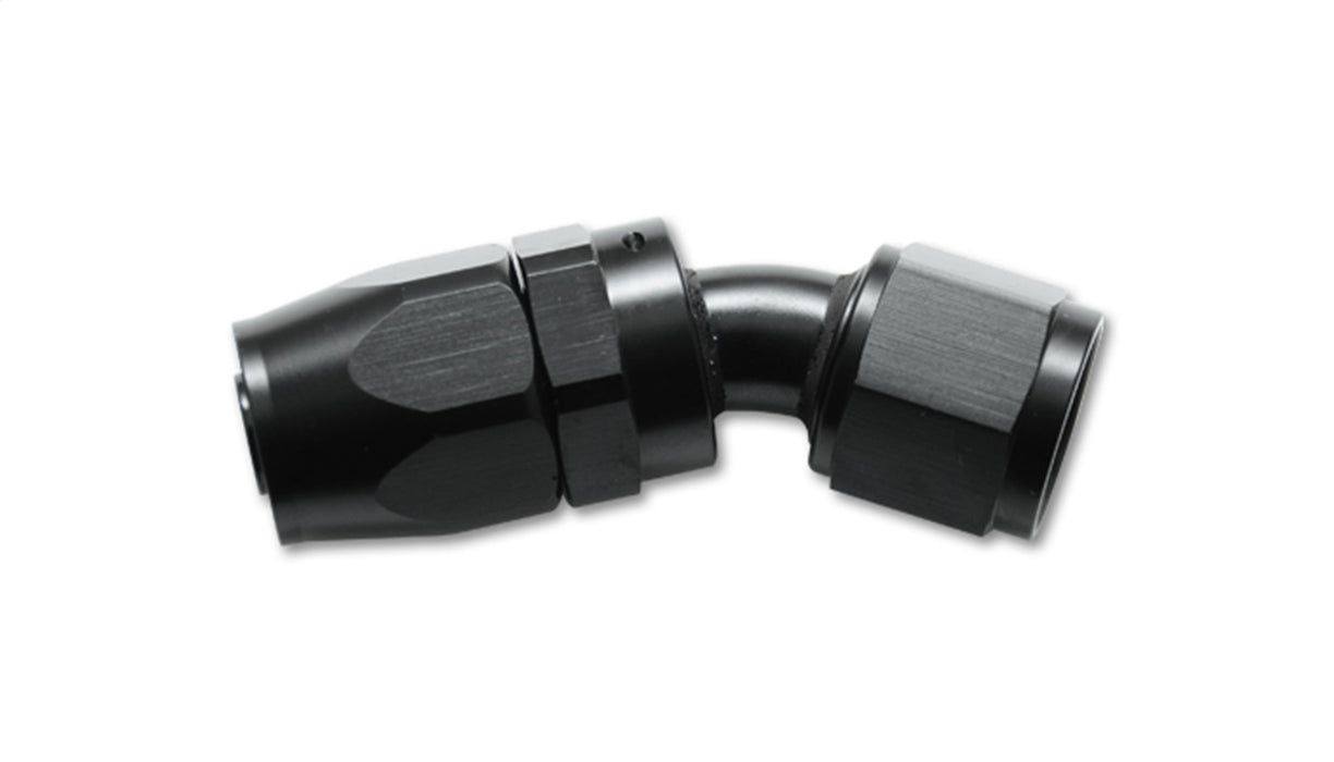 Vibrant Performance 21308 30 Degree Hose End Fitting; Hose Size: -8AN; 6061 Aluminum; Anodized Black; - Truck Part Superstore