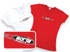 Borla 21311 Women's Wireframe Red V-Neck T-Shirt - Large. - Truck Part Superstore