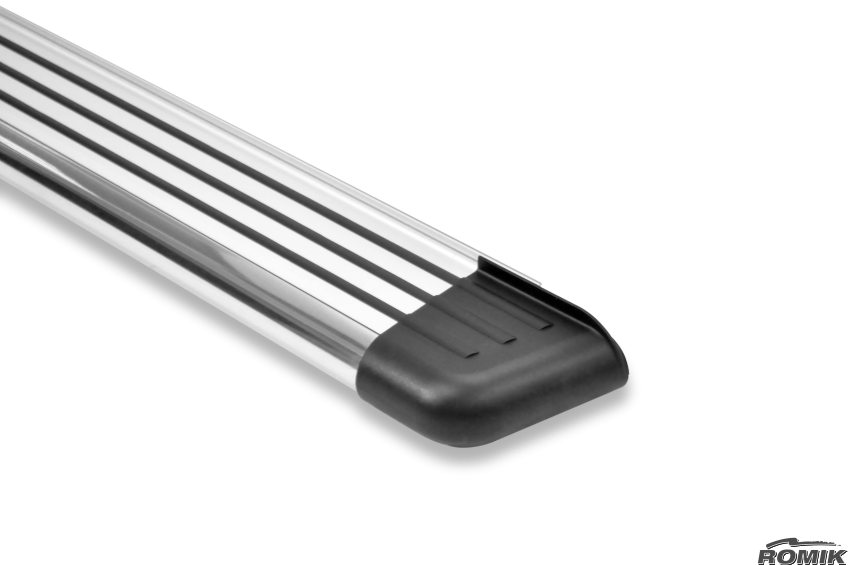 Romik 21315418 2017-Present Jeep Compass SUV Running Boards RB2-S Side Steps Stainless Steel Silver Romik - Truck Part Superstore